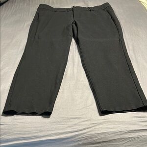 Torrid Black Straight Leg Ankle-Length Pants